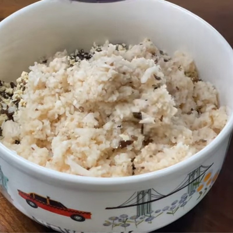 Bước 1 Sơ chế nguyên liệu Bánh nậm chay nhân nấm đùi gà