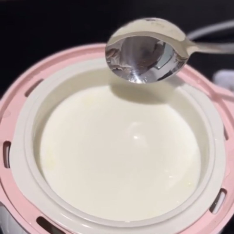 Bước 4 Thành phẩm Làm sữa chua bằng nồi nấu chậm