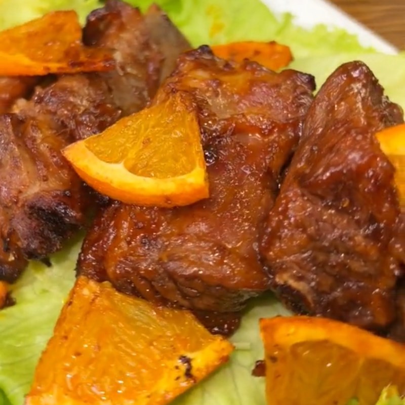 Bước 4 Thành phẩm Sườn nướng cam (Công thức được chia sẻ từ Tiktok Vào bếp cùng Điện máy XANH)