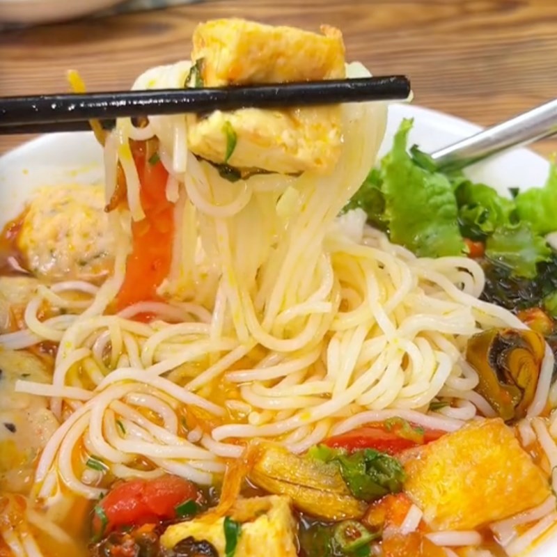 Bước 4 Thành phẩm Bún ốc mọc