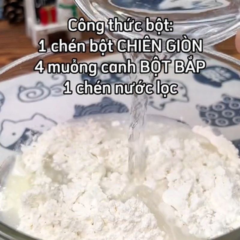 Bước 2 Trộn bột Trứng cút chiên giòn chấm me (Công thức được chia sẻ từ Tiktok Vào bếp cùng Điện máy XANH)