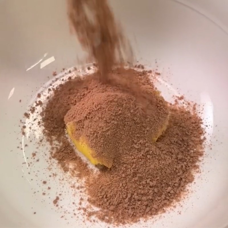 Bước 1 Trộn nhân milo Bánh mì milo (Công thức được chia sẻ từ Tiktok vào bếp cùng Điện máy XANH)