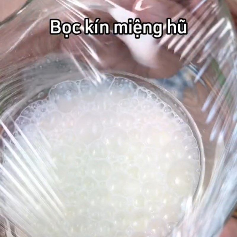 Bước 2 Ủ sữa chua Sữa chua cốm xanh (Công thức được chia sẻ từ Tiktok Vào bếp cùng Điện máy XANH)