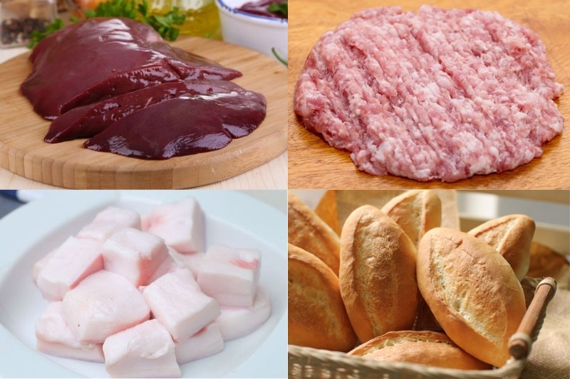Nguyên liệu làm pate gan