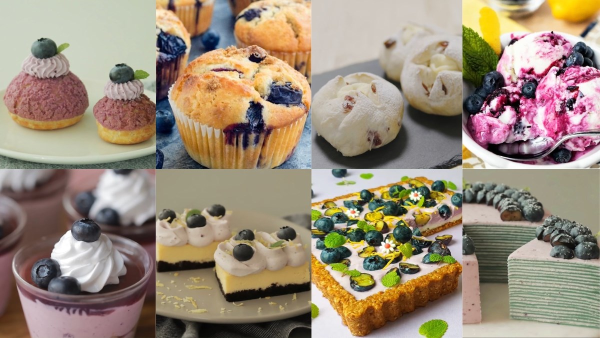 Việt quất làm món gì?