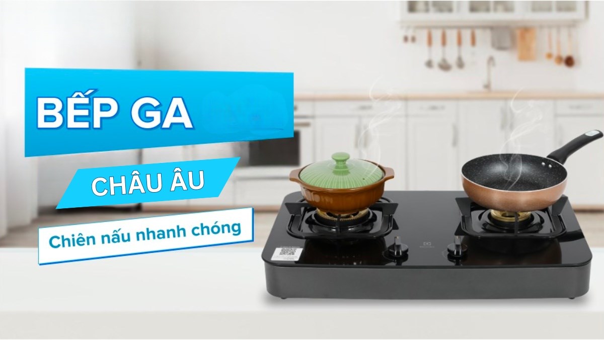 Top bếp ga Châu Âu