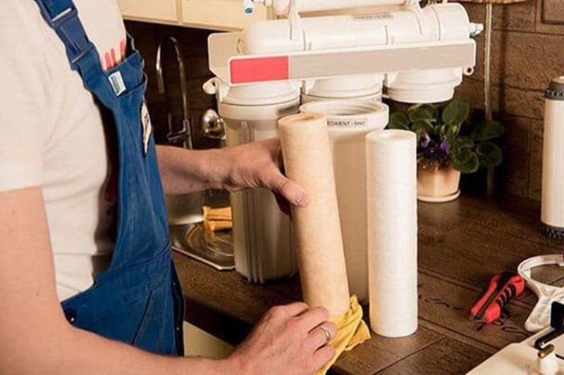 Do l&otilde;i lọc bị tắc