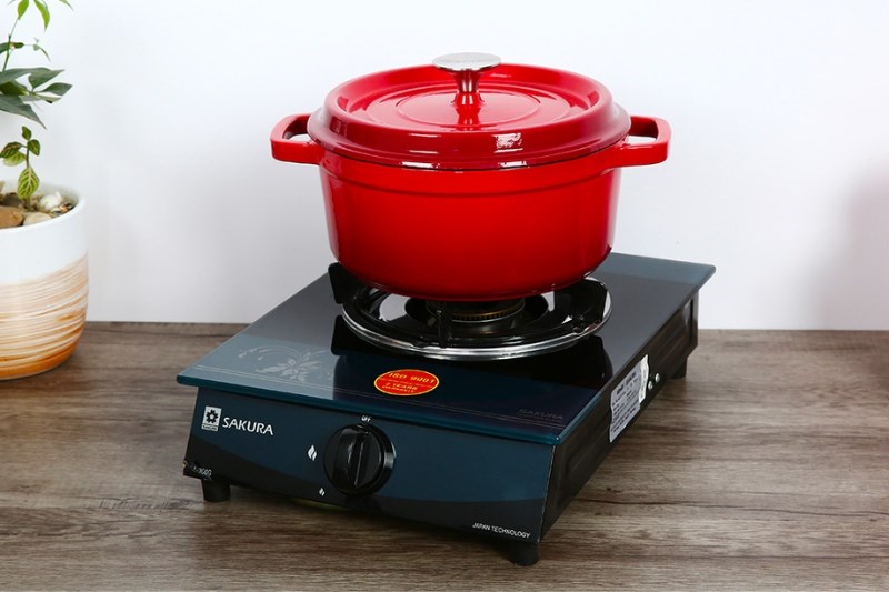 Nồi gang đ&uacute;c 24 cm Rapido RK24-RD