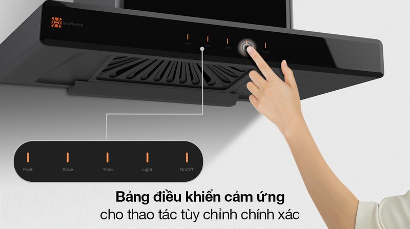 M&aacute;y h&uacute;t m&ugrave;i H&agrave;n Quốc c&oacute; bảng điều khiển cảm ứng