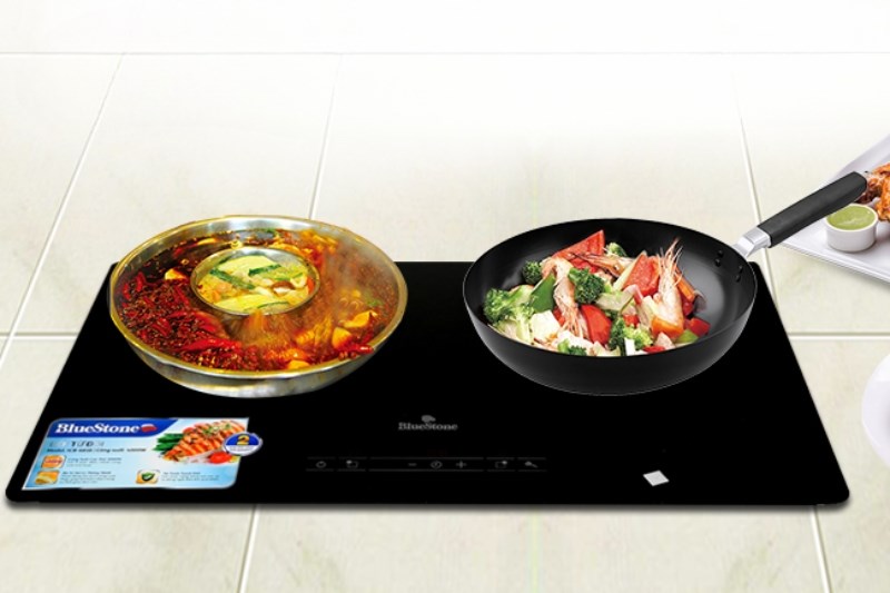 Bếp từ đ&ocirc;i lắp &acirc;m BlueStone ICB-6818