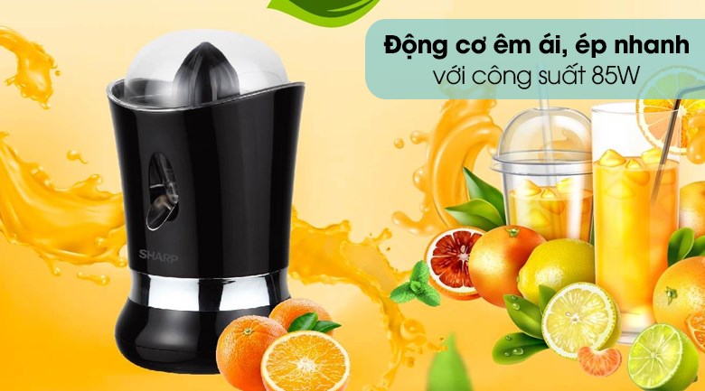 Máy vắt cam của Nhật sở hữu công suất lớn, vắt nhanh ít tốn công sức