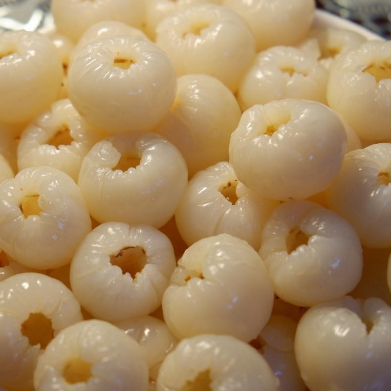 Bước 1 Chuẩn bị nguyên liệu Kem vải (Công thức được chia sẻ từ Tiktok Vào bếp cùng Điện amasy XANH)