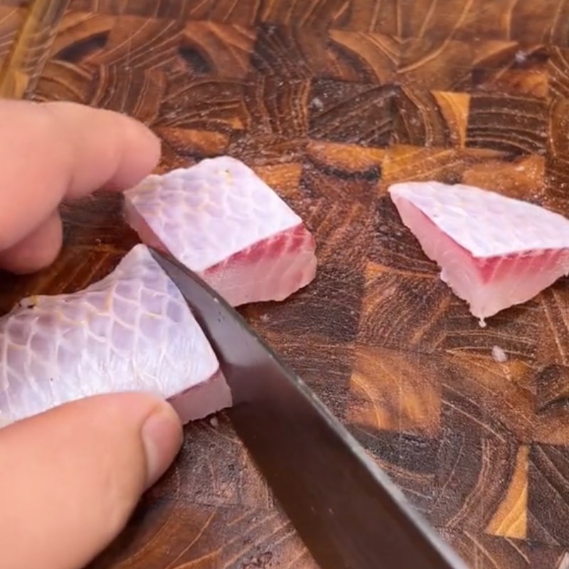 Bước 1 Chuẩn bị nguyên liệu Cá diêu hồng sốt cam (Công thức được chia sẻ từ Tiktok vào bếp cùng Điện máy XANH)