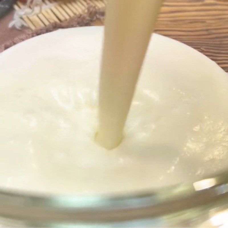 Bước 3 Làm kem Kem vải (Công thức được chia sẻ từ Tiktok Vào bếp cùng Điện amasy XANH)