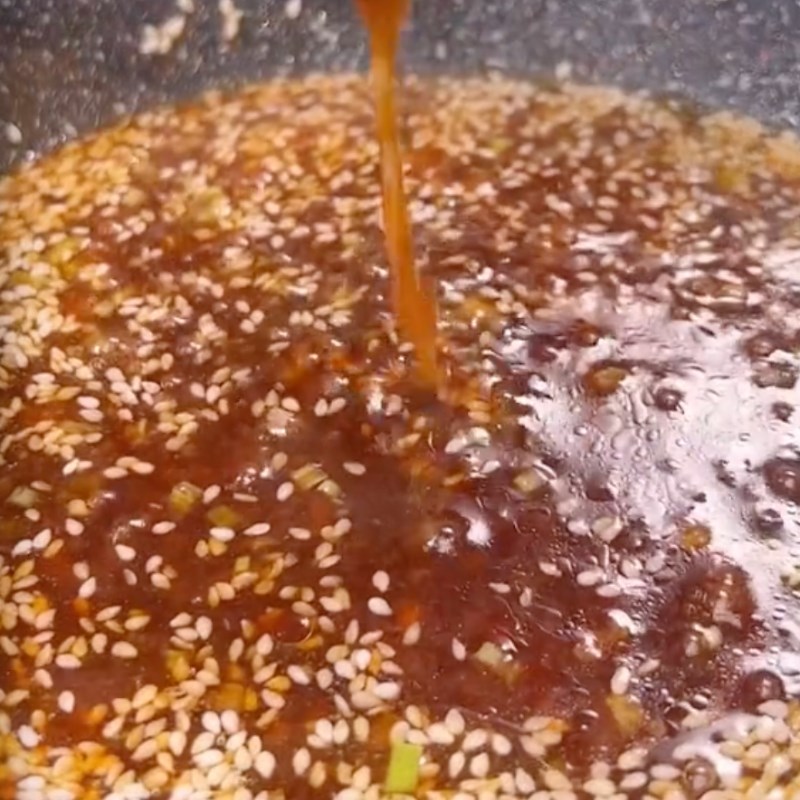 Bước 5 Làm nước xốt Đậu hũ hấp nấm (Công thức được chia sẻ bởi Tiktok Bếp chay XANH)