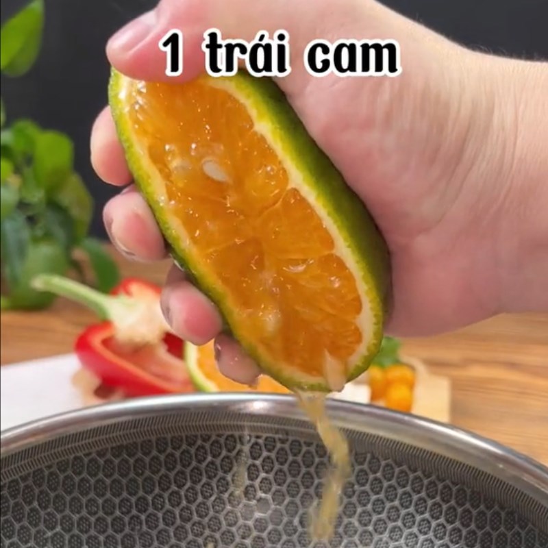 Bước 3 Làm sốt Cá diêu hồng sốt cam (Công thức được chia sẻ từ Tiktok vào bếp cùng Điện máy XANH)