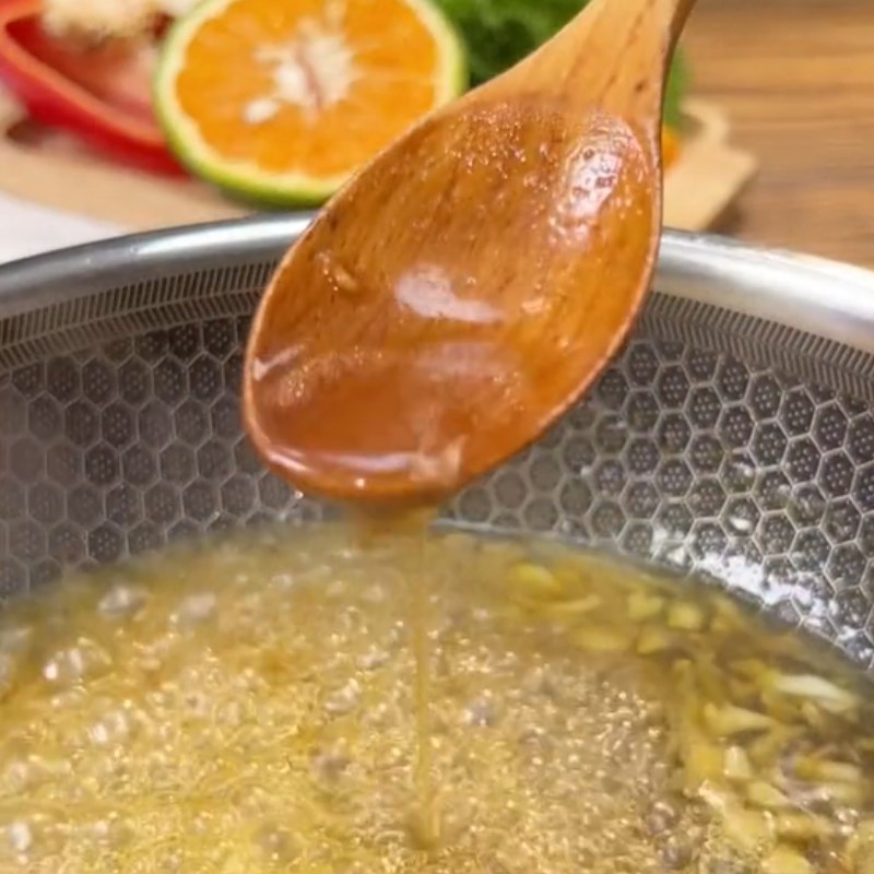 Bước 3 Làm sốt Cá diêu hồng sốt cam (Công thức được chia sẻ từ Tiktok vào bếp cùng Điện máy XANH)