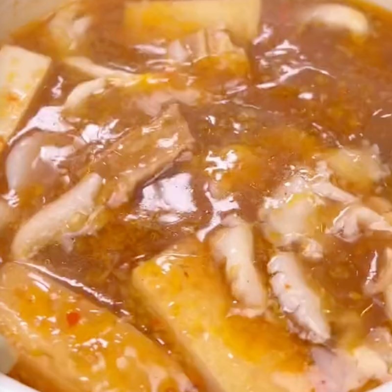 Bước 4 Nấu nước dùng Bún gỏi già chay (Công thức được chia sẻ bởi Tiktok Bếp chay XANH)