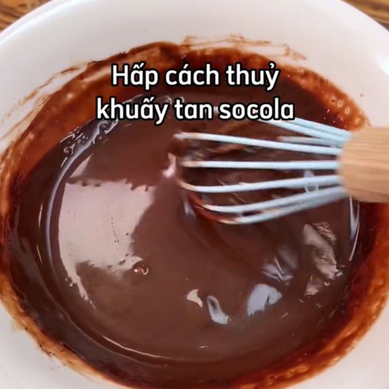 Bước 2 Nấu socola Pudding socola (Công thức được chia sẻ từ Tiktok vào bếp cùng Điện máy XANH)