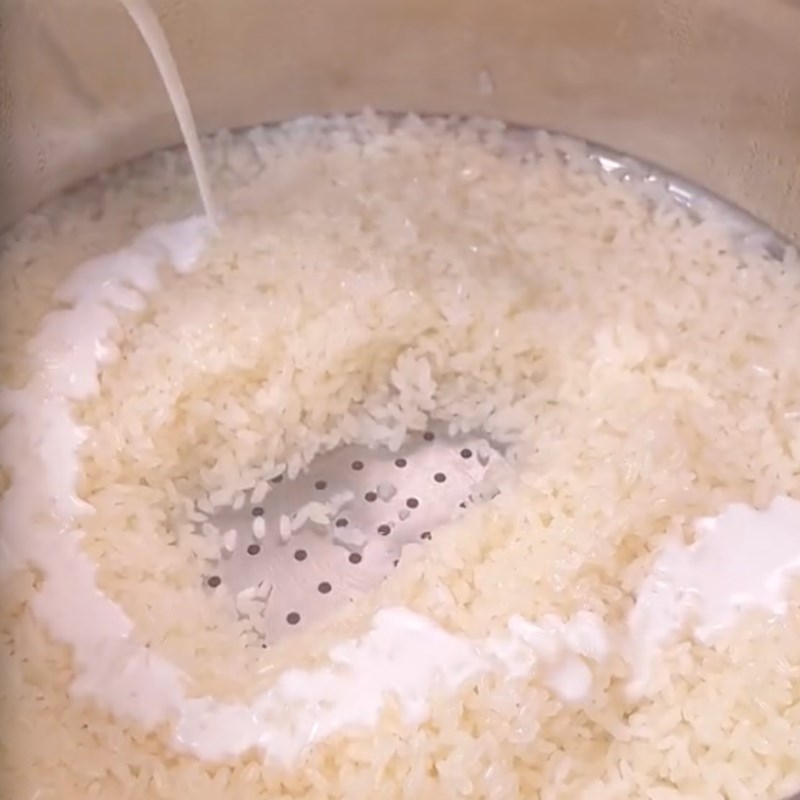 Bước 5 Nấu xôi Xôi mặn chay (Công thức được chia sẻ bởi Tiktok Bếp chay XANH)