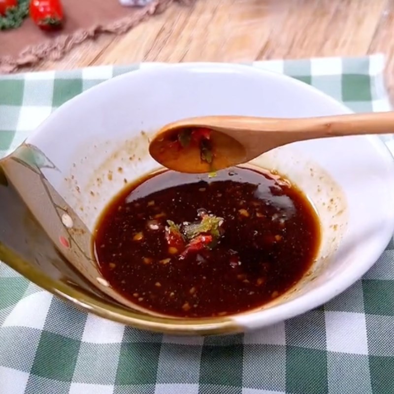 Bước 2 Nước xốt Gỏi đu đủ Thái chay (Công thức được chia sẻ bởi Tiktok Bếp chay XANH)