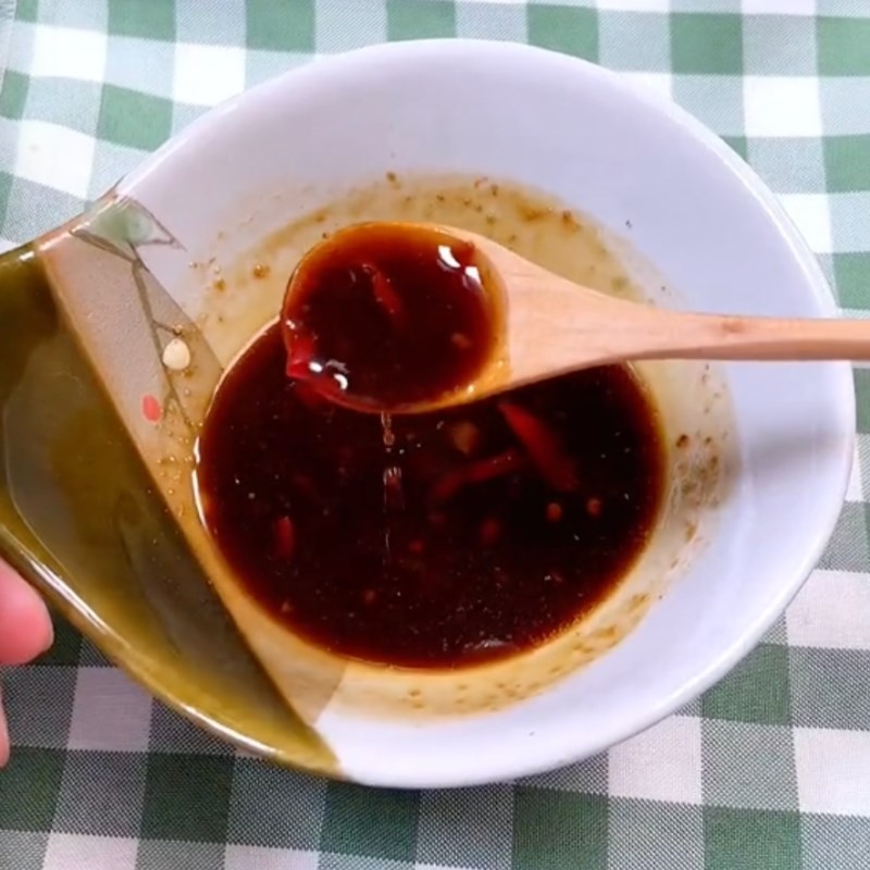 Bước 2 Nước xốt Gỏi đu đủ Thái chay (Công thức được chia sẻ bởi Tiktok Bếp chay XANH)