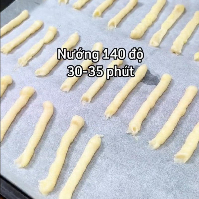 Bước 2 Nướng bánh Bánh que phô mai