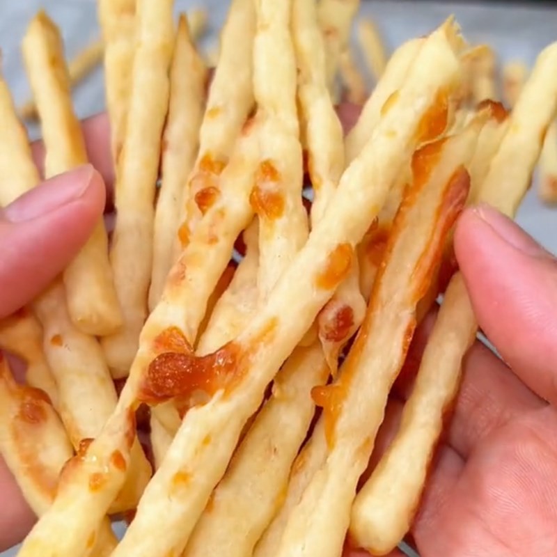Bước 2 Nướng bánh Bánh que phô mai