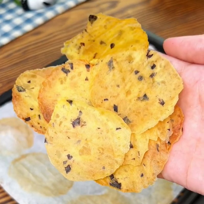 Bước 3 Nướng khoai Snack khoai tây rong biển (Công thức được chia sẻ từ Tiktok Vào bếp cùng Điện máy XANH)