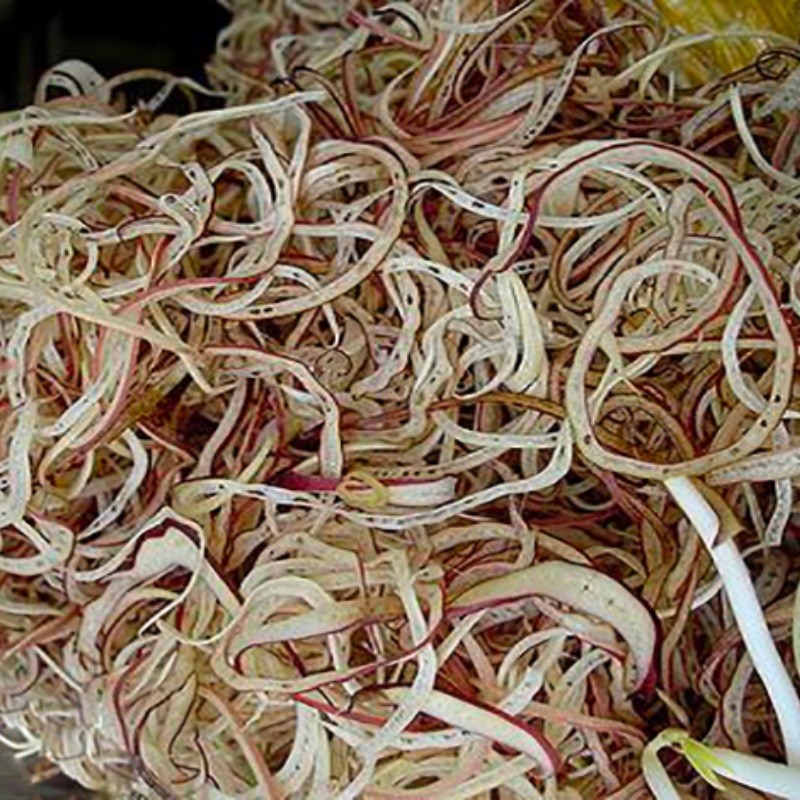 Bước 1 Sơ chế nguyên liệu Gỏi hoa chuối trộn nấm đùi gà