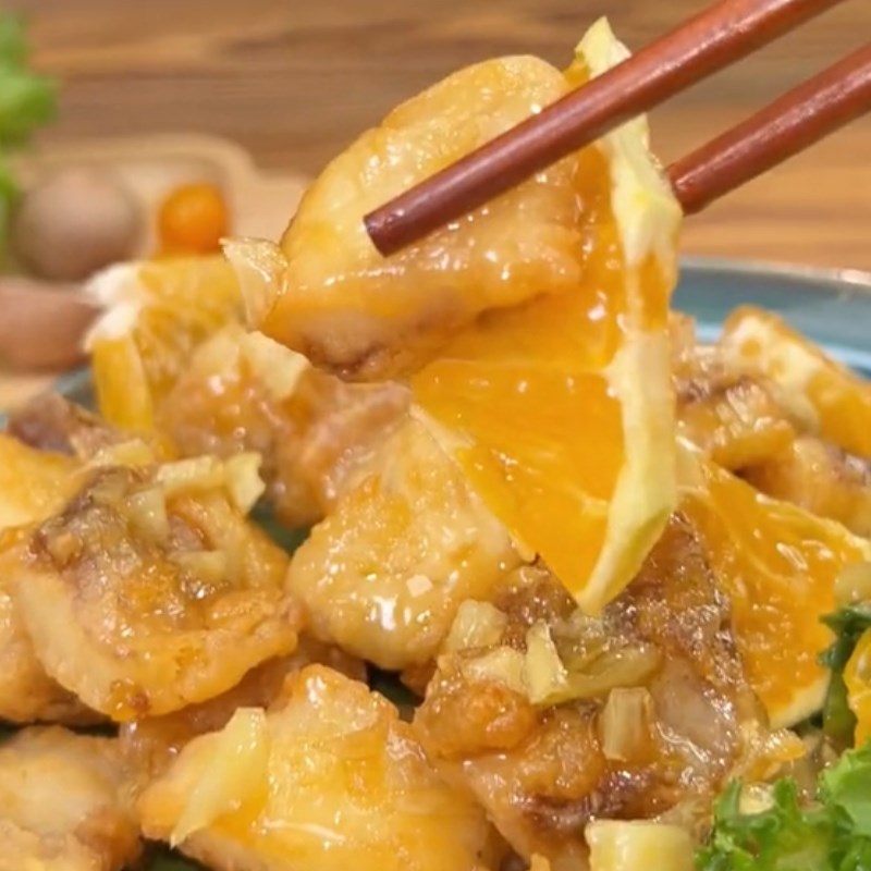 Bước 4 Thành phẩm Cá diêu hồng sốt cam (Công thức được chia sẻ từ Tiktok vào bếp cùng Điện máy XANH)