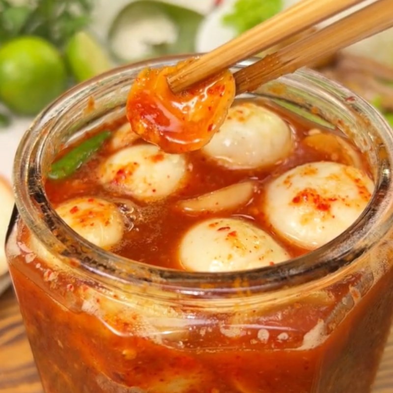 Bước 4 Thành phẩm Cà pháo muối kim chi (Công thức được chia sẻ từ Tiktok vào bếp cùng KitchenAZ)
