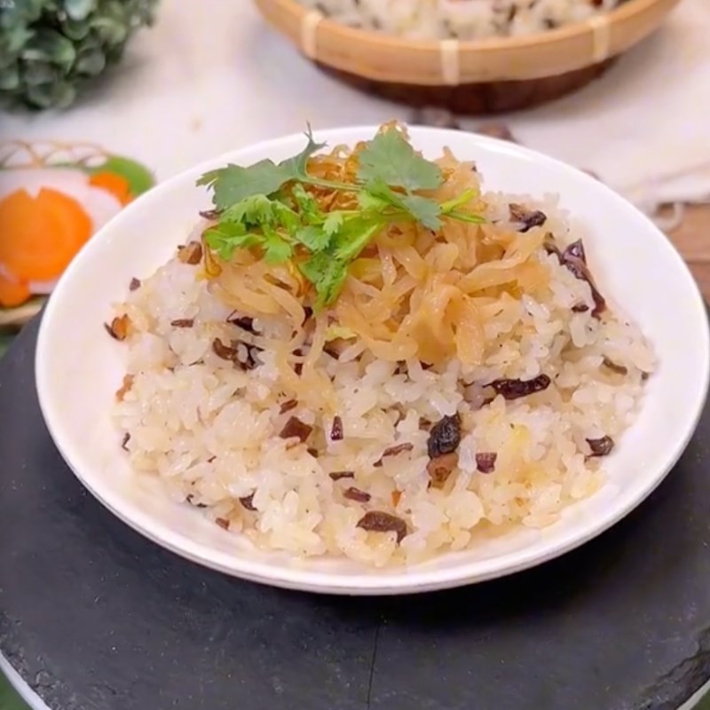 Bước 6 Thành phẩm Xôi mặn chay (Công thức được chia sẻ bởi Tiktok Bếp chay XANH)