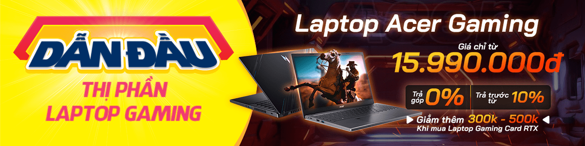 Laptop Acer Gaming Giá Rẻ, Chính Hãng, Trả Góp 0%  - 05/2024
