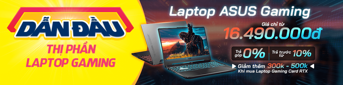 Laptop Asus Gaming Giá Rẻ, Chính Hãng, Trả Góp 0%  - 05/2024