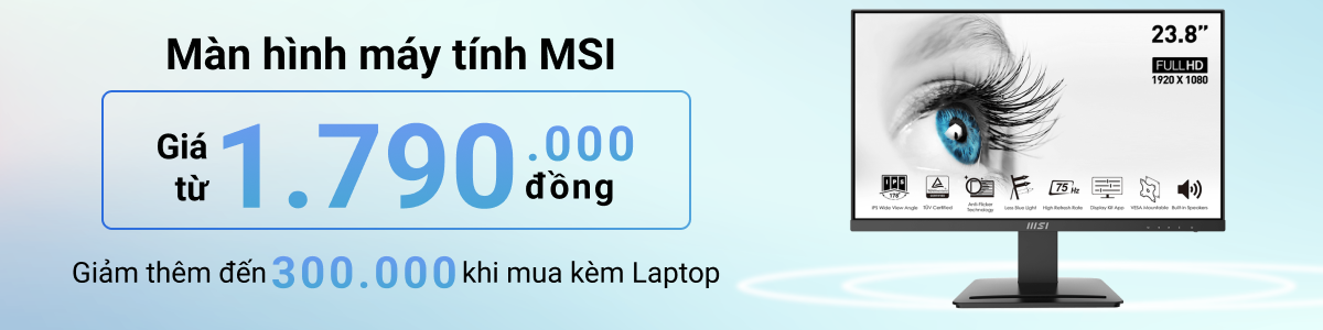 Màn Hình Máy Tính Msi Giá Rẻ Giảm Đến 16%, Trả Góp, Giao Tận Nhà  - 07/2024