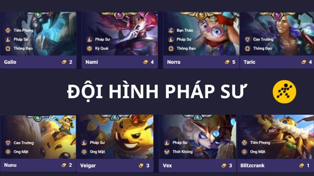 Cách chơi đội hình Veigar Pháp Sư DTCL Mùa 12 chi tiết và đầy đủ nhất