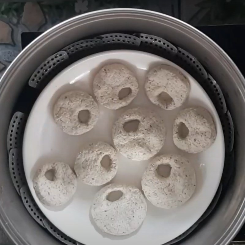 Bước 3 Hấp cá lóc chay Cá lóc chay từ nấm bào ngư