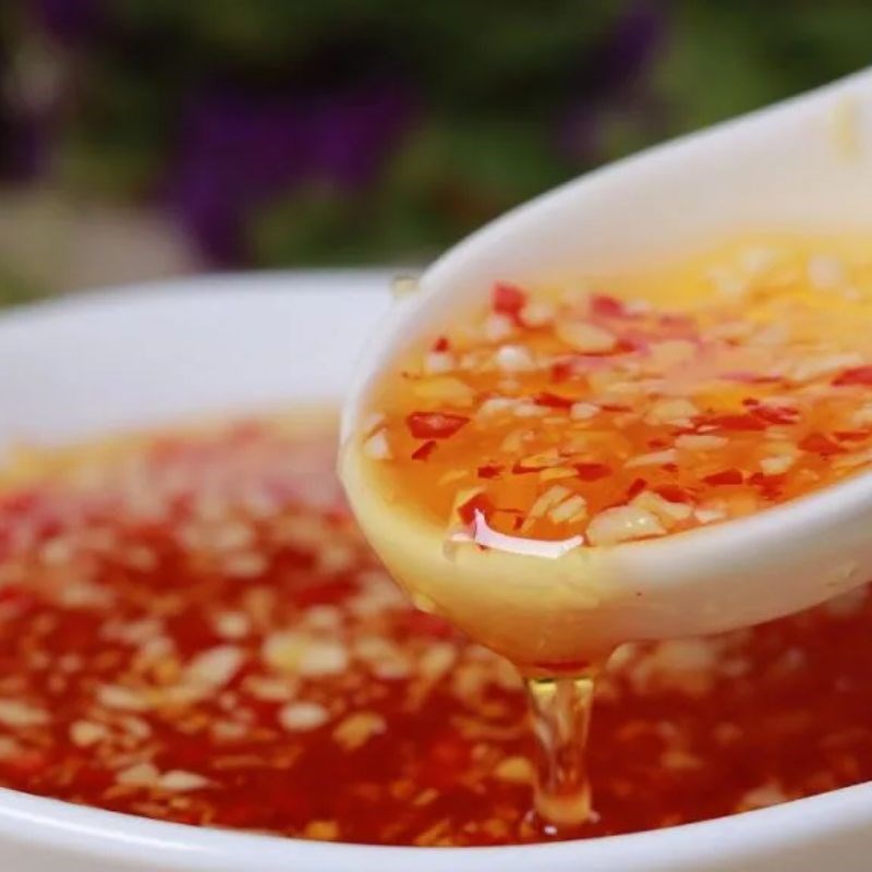 Bước 5 Pha nước mắm Gỏi đọt choại khô cá lóc tôm