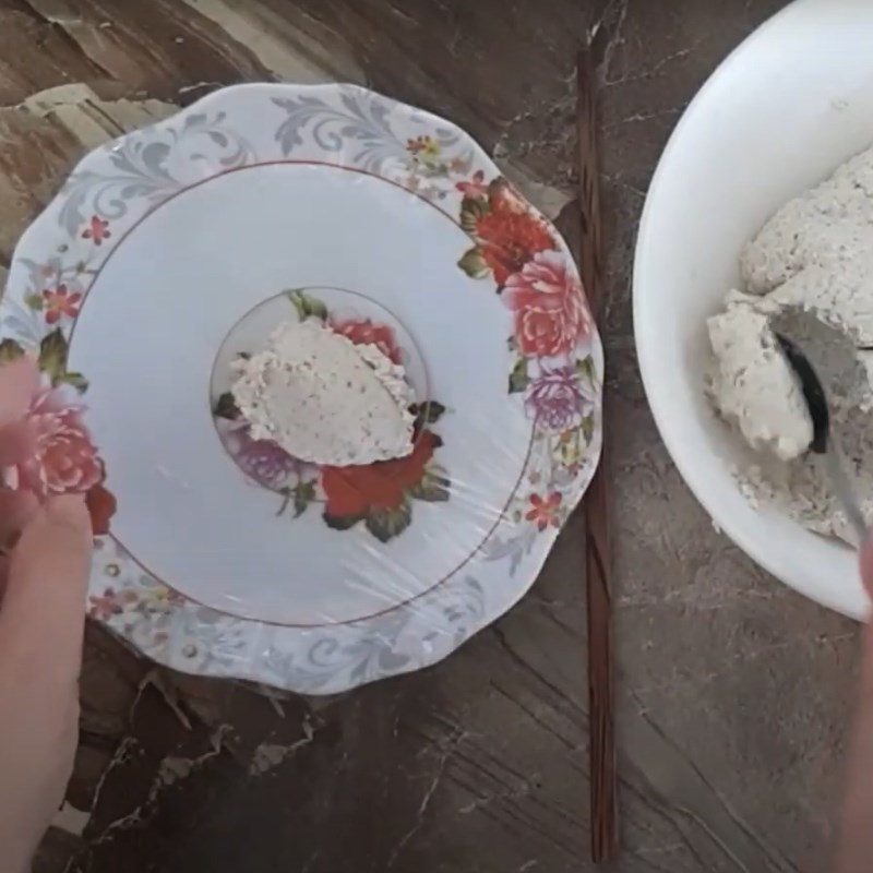 Bước 2 Tạo hình khứa cá lóc Cá lóc chay từ nấm bào ngư