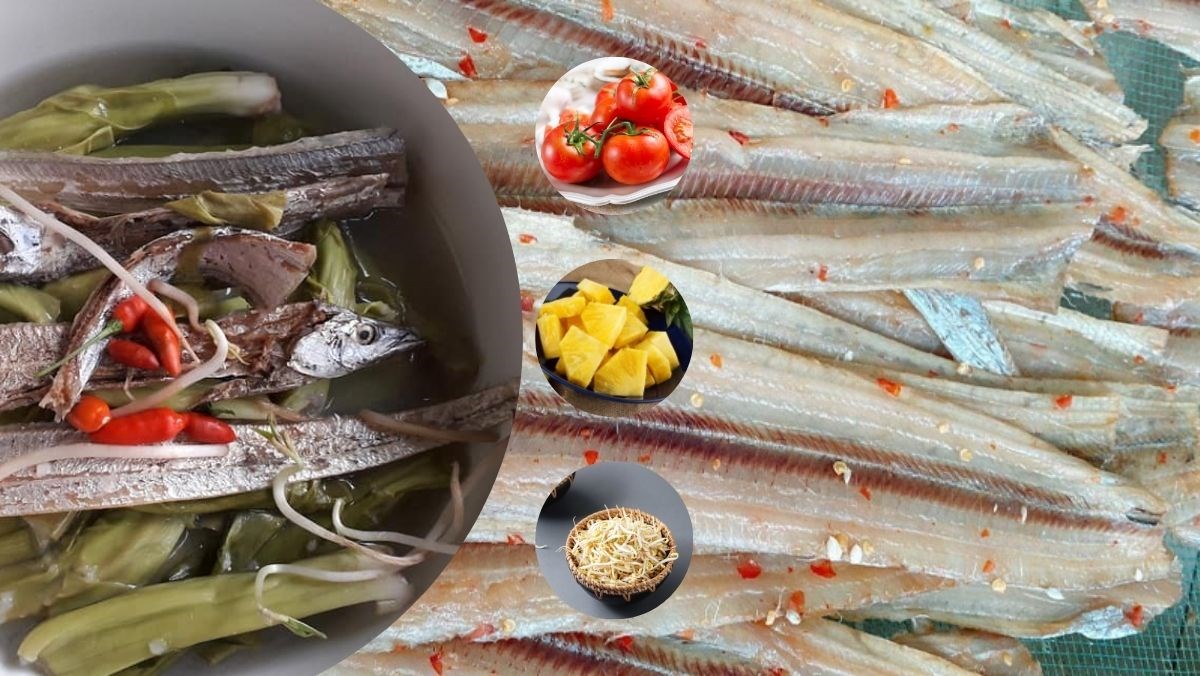 Khô cá hố nấu canh chua