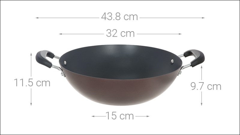 Chảo thép sâu chống dính 32 cm Green Cook GCW03-32IH (1)