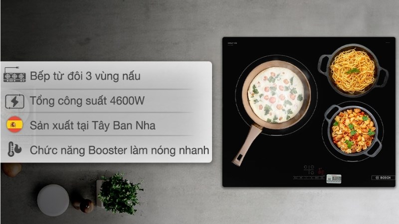 Bếp từ Bosch serie 4 c&oacute; tốt kh&ocirc;ng