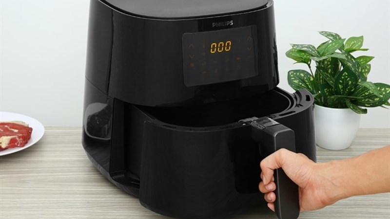 Nồi chi&ecirc;n kh&ocirc;ng dầu Philips HD9280/90 6.2 l&iacute;t