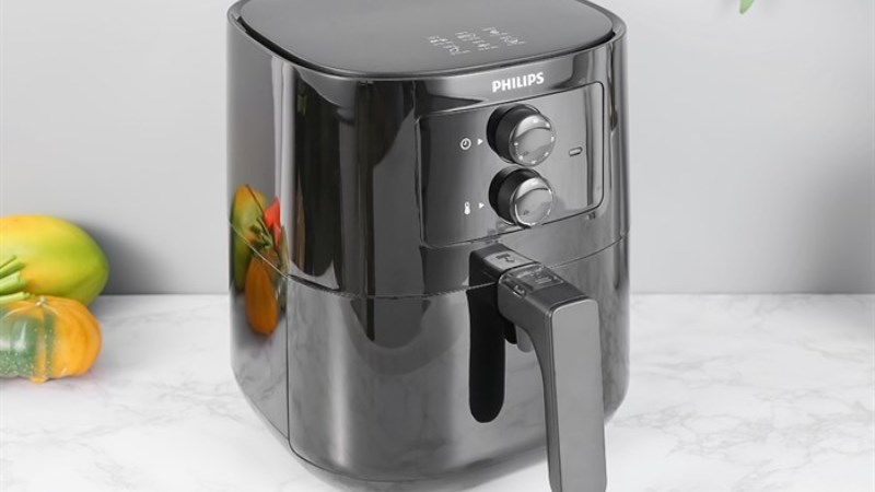 Nồi chi&ecirc;n kh&ocirc;ng dầu Philips HD9200/90 4.1 l&iacute;t