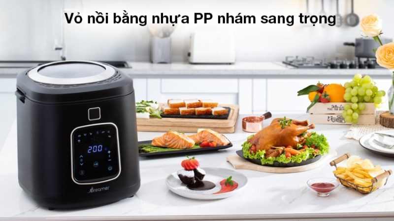 Nồi chi&ecirc;n kh&ocirc;ng dầu Dreamer DF-S40B 3.5 l&iacute;t