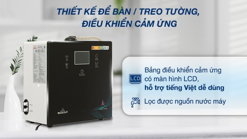 Máy lọc nước điện giải ion kiềm ROBOT IonPrince 59X 4 lõi 5 tấm điện cực