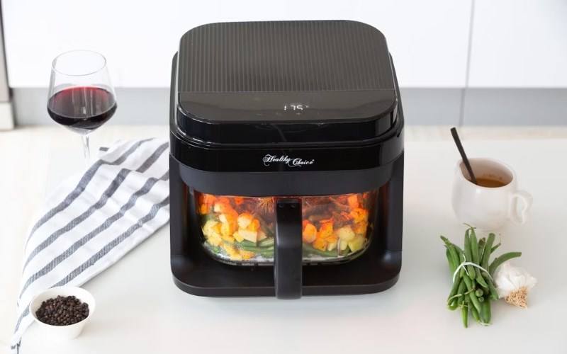 Nồi chiên không dầu thủy tinh có tốt không? Ưu điểm