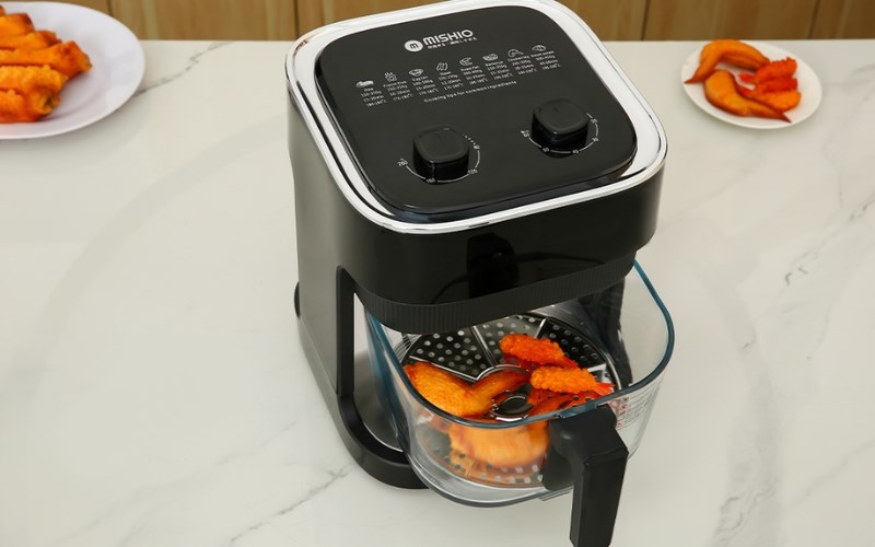 Nồi chiên không dầu thủy tinh là gì?