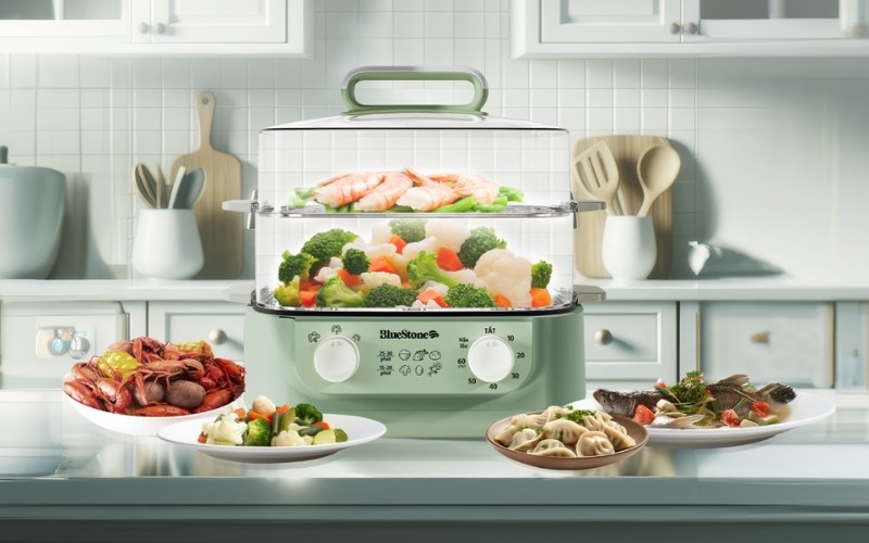Nồi lẩu hấp đa năng BlueStone MPB-7235 15 lít